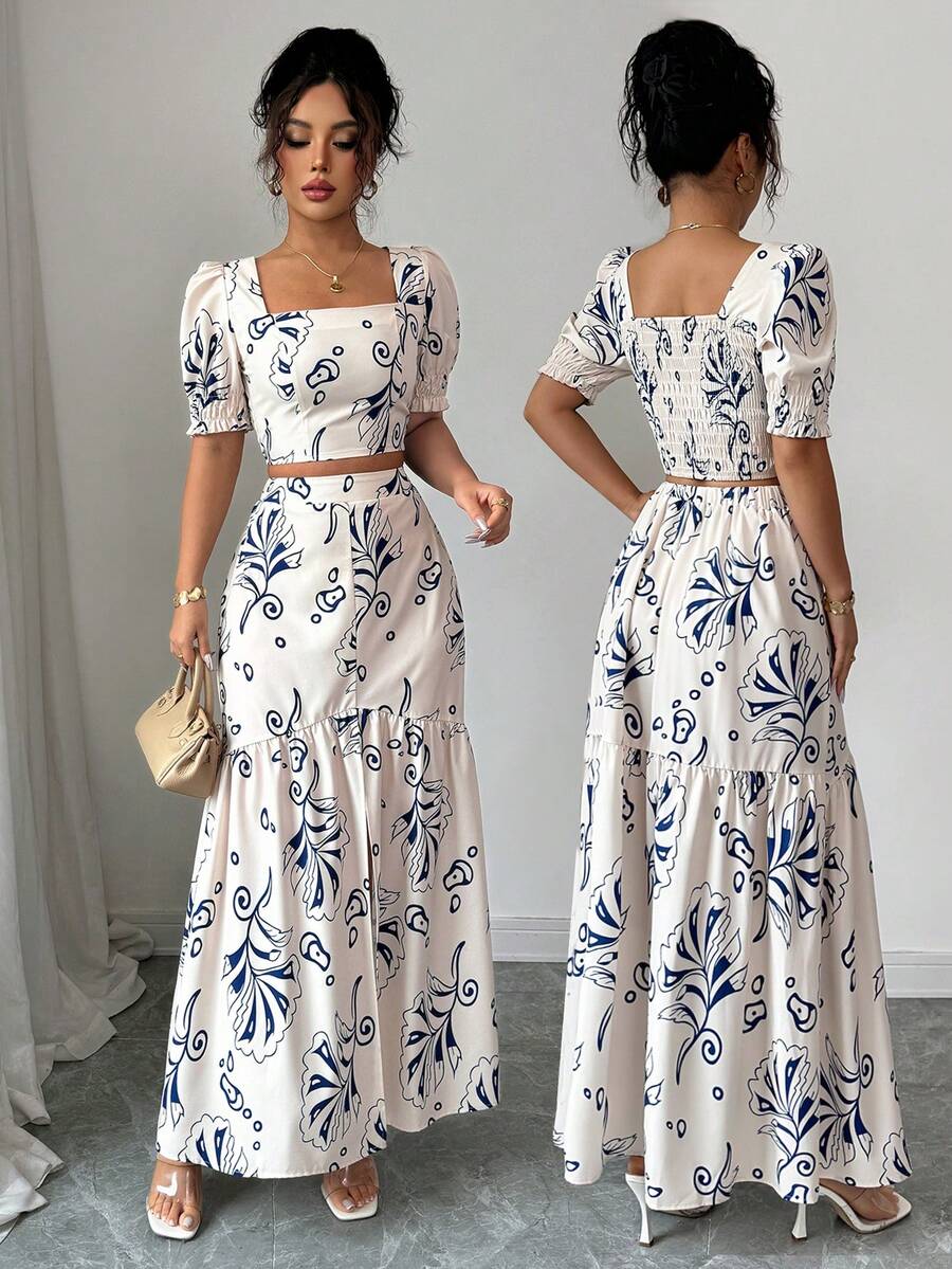 Summer Clothing For Older Women - Женский летний комплект из двух предметов
