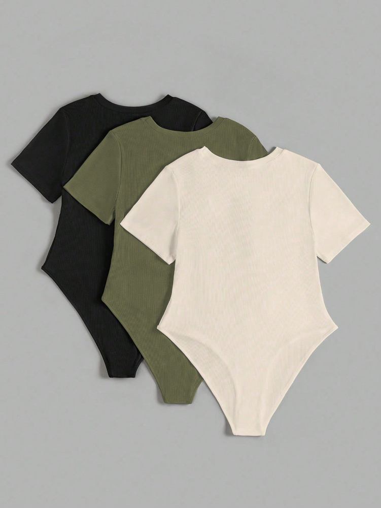 Romper Playsuit Women - Женский комбинезон больших размеров с круглым