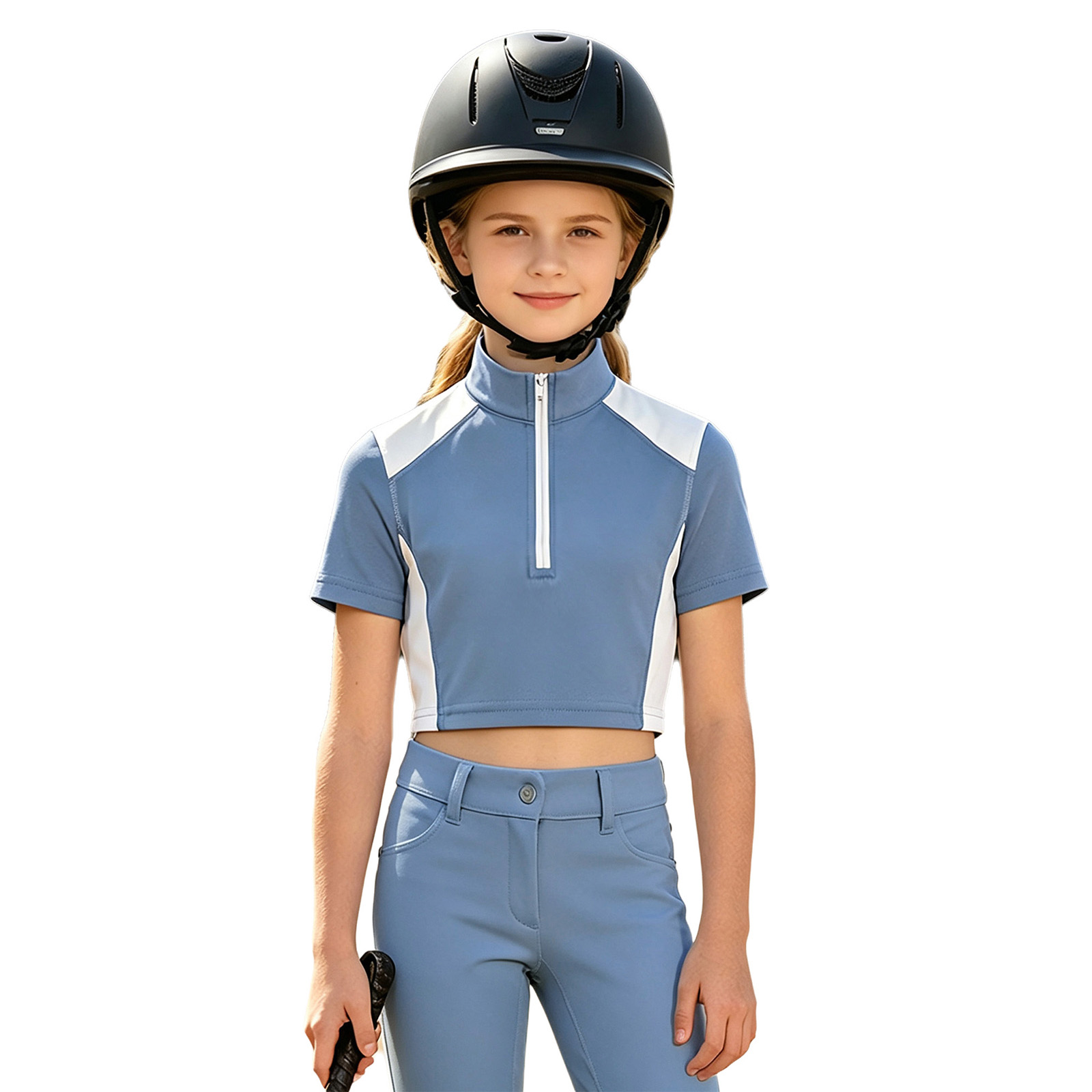 Summer Equestrian Clothing - Детская рубашка для девочек для занятий