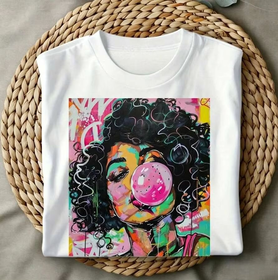 Summer Clothing Trends 2025 Women'S - Футболка женская повседневная с круглым вырезом