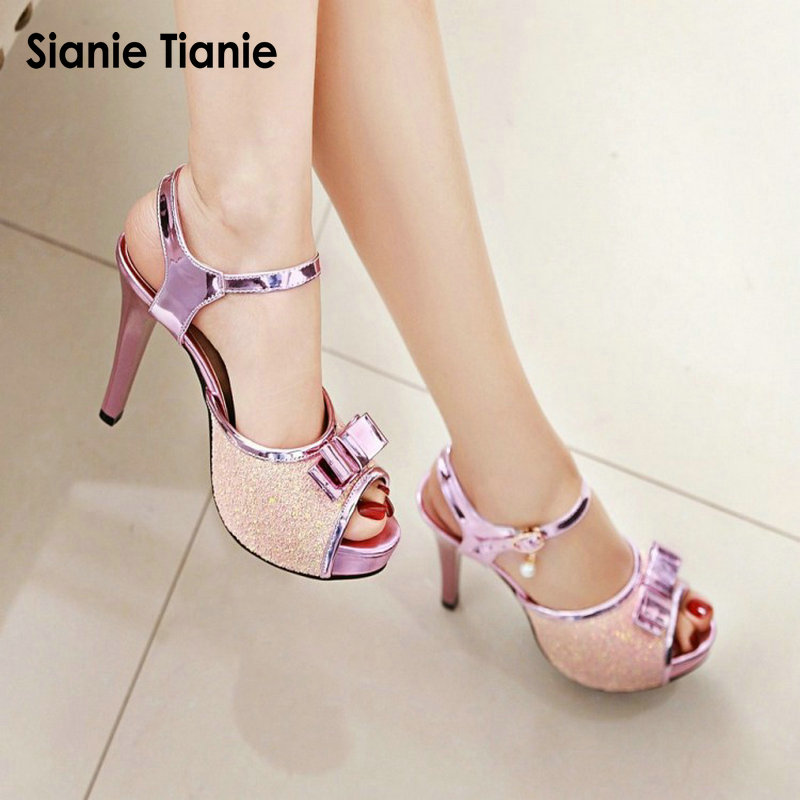 Summer Cloth - Туфли Sianie Tianie, на тонком высоком
