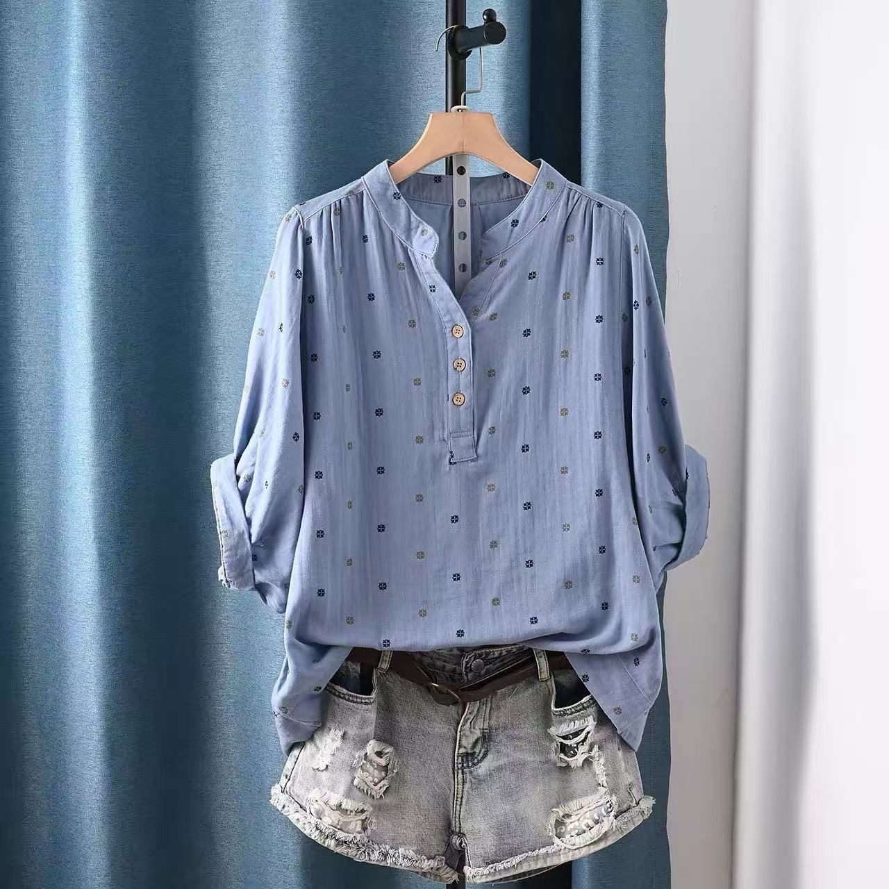 Japan Summer Clothing Women - Женская блузка 2026 года: летняя рубашка