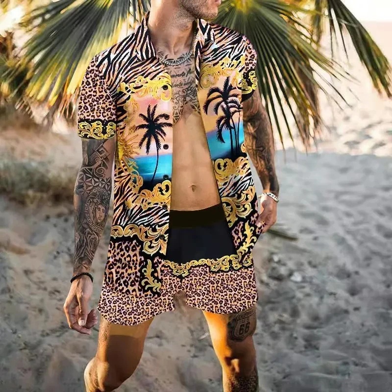 Summer Clothing For A Beach - Летний изысканный мужской комплект: рубашка с