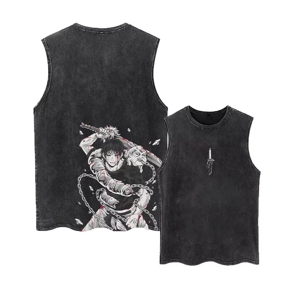 Japan Summer Clothing Women - Летняя спортивная майка Jujutsu Kaisen 2026: