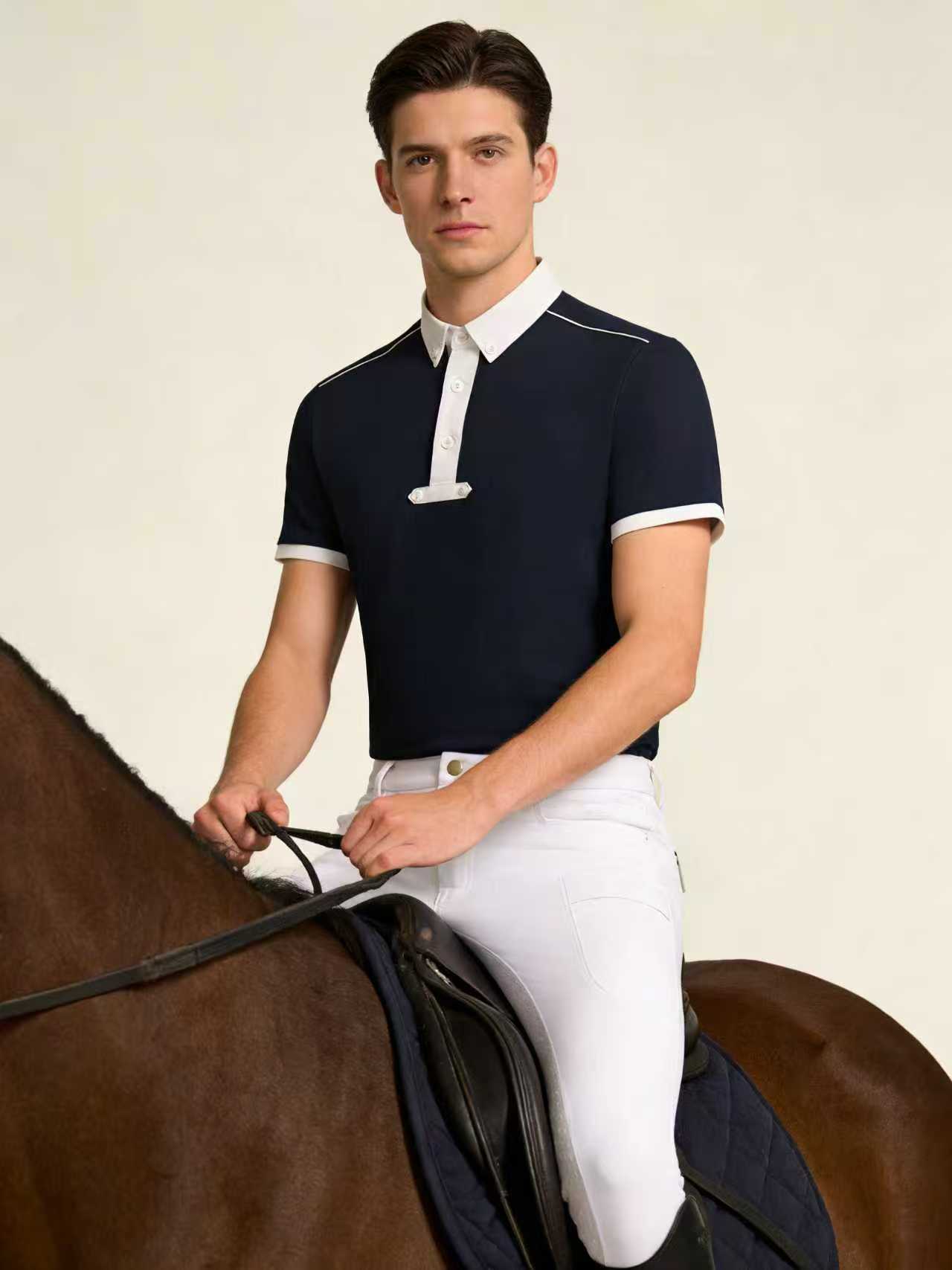 Мужская трикотажная рубашка-по – обзор и цена Summer Equestrian Clothing