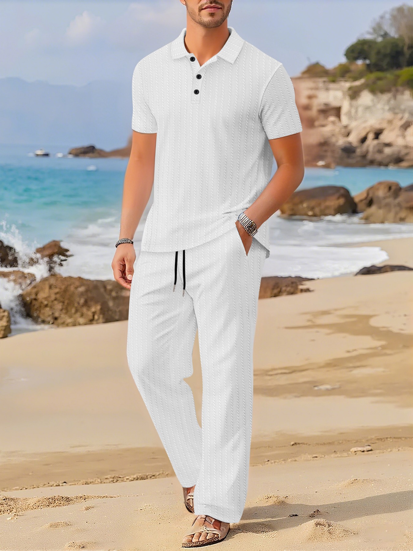 Новый летний комплект с отложн – обзор и цена Summer Clothing For A Beach