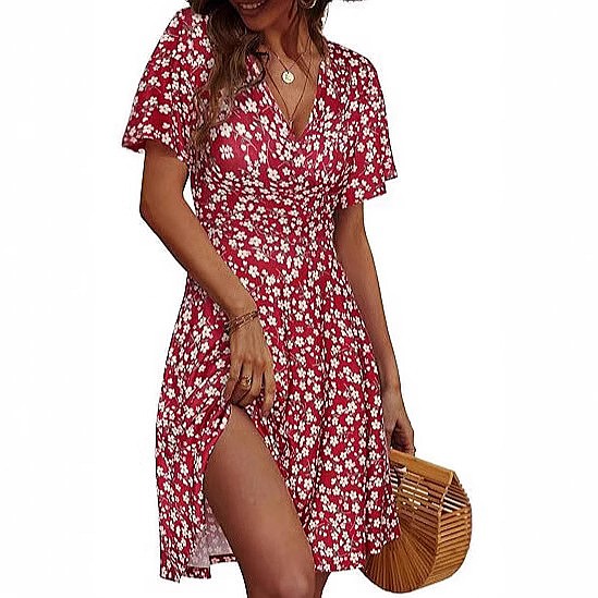 Женское летнее платье-сарафан  – обзор и цена Sundress Midi Floral