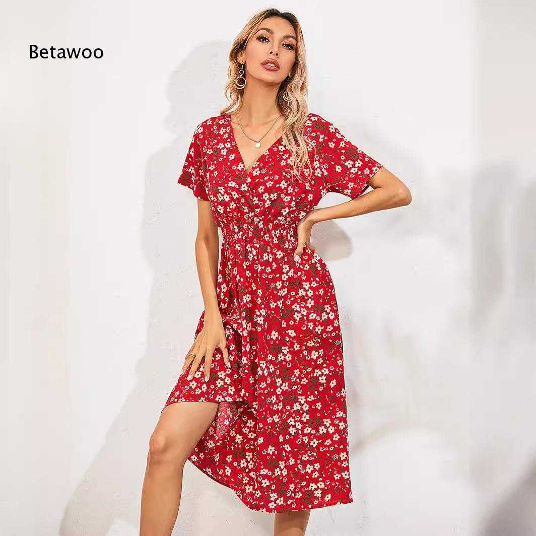 Женское летнее платье миди с ц – обзор и цена Sundress Midi Floral