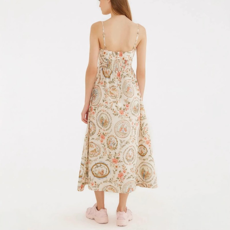 Женское винтажное платье миди  – обзор и цена Sundress Midi Floral