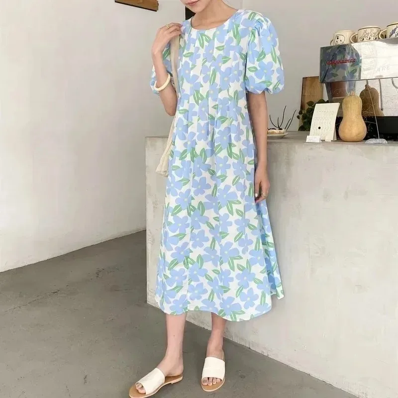 Летние длинные платья с круглы – обзор и цена Sundress Midi Floral