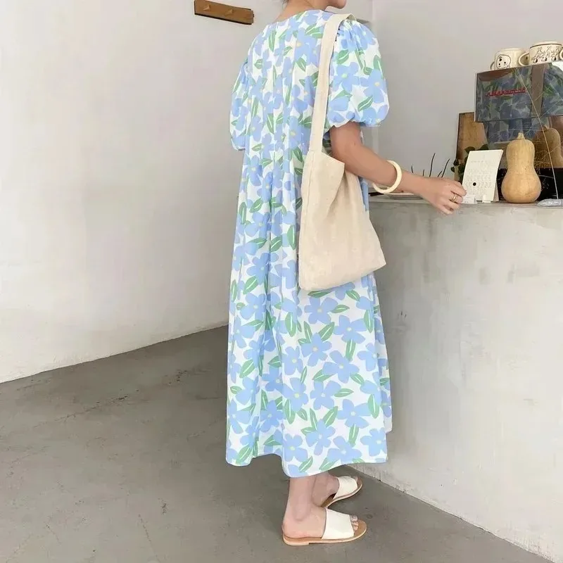 Летние длинные платья с круглы – обзор и цена Sundress Midi Floral