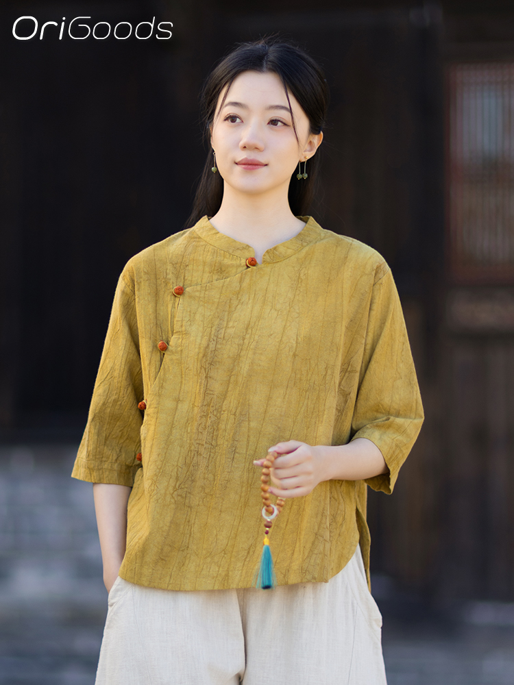 Женская рубашка OriGoods с эфф – обзор и цена Japan Summer Clothing Women