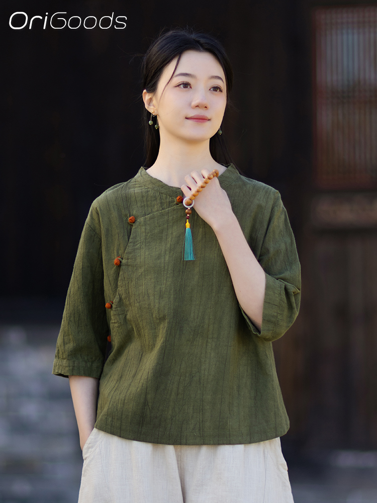 Женская рубашка OriGoods с эфф – обзор и цена Japan Summer Clothing Women