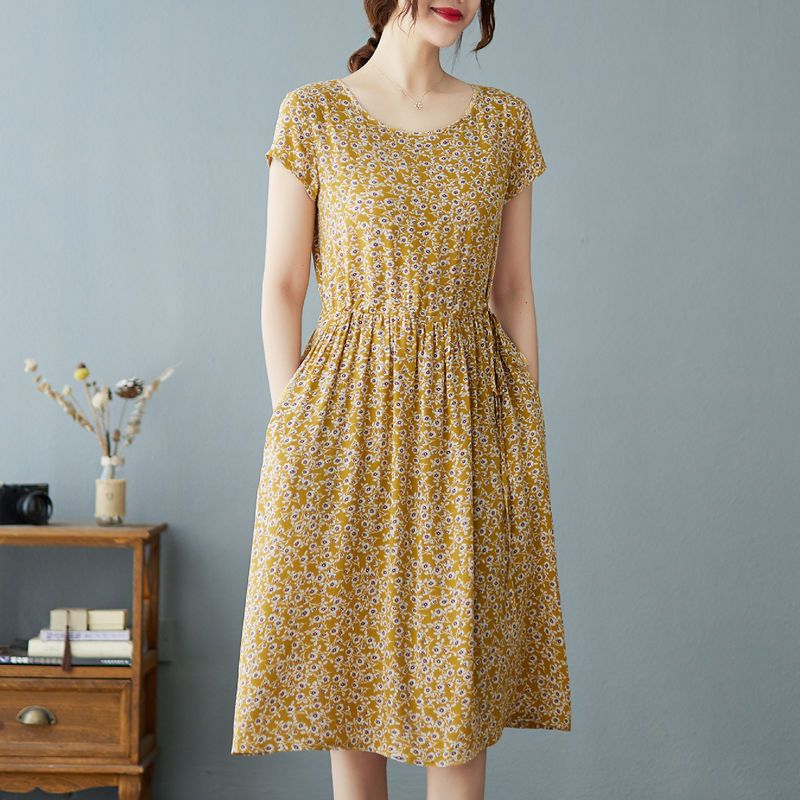 Богемное женское повседневное  – обзор и цена Sundress Midi Floral